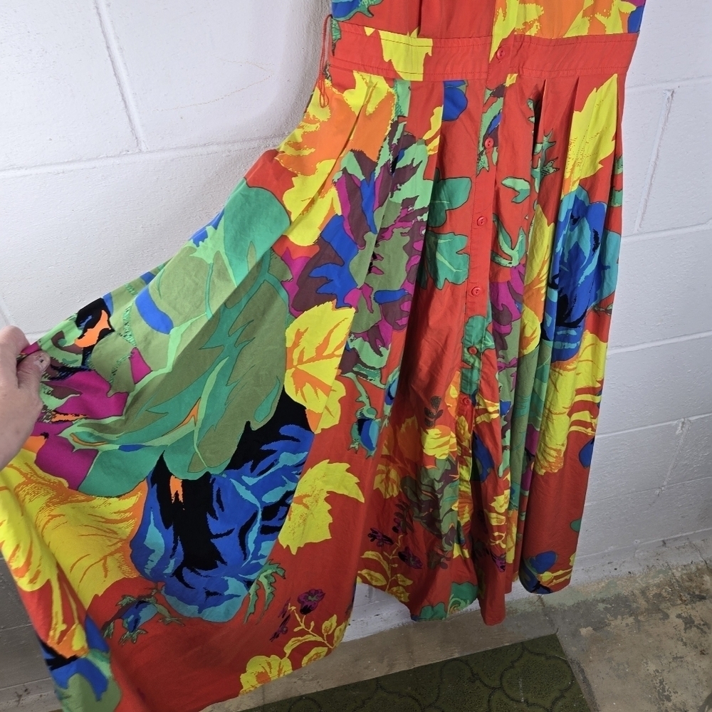 Christopher John Rogers x Target bright floral long maxi dress - Picture 13 of 13